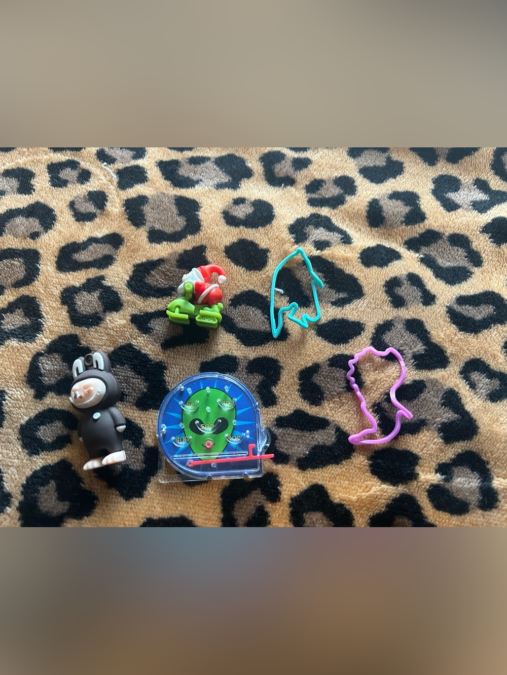 assortment of random small toys